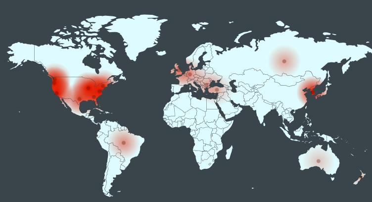 Mapa de ciberataques